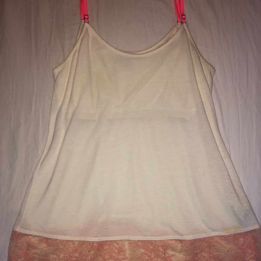 american eagle cream tank top